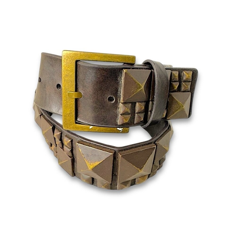 Vintage Steve Madden Boho Y2K 90s Studded Belt Grunge Perfection Size Large